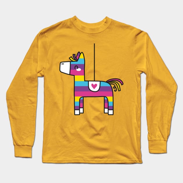 Birthday pinata Long Sleeve T-Shirt by illulief